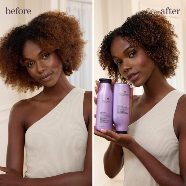 Pureology Hydrate Moisturizing Shampoo | For Medium to Thick Dry, Color Treated Hair | Sulfate-Free | Vegan