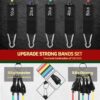 VEICK Resistance Bands, Exercise Bands, Workout Bands, Resistance Bands for Working Out with Handles for Men and Women, Exercising Bands for Fitness Weights Work Out at Home