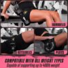 Exercise Hip Thrust Belt for Weights, Glute Workout Equipment, Adjustable Hip Thrust Belt for Dumbbells, Glute Trainer for Home Workouts with Extra Padding, Booty Builder
