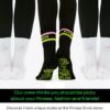Got a Grip Premium Womens Neon Striped Grip Socks for Pilates, Barre, & Yoga, Socks for Women