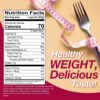 ProtiDIET High Protein Chicken Soup Mix - Low Sugar, No Fat, Quick and Easy-to-Prepare Meal Replacement Protein Powder Soup Mix Nutritious Vitamins - 7 Soup Mix Pouches Per Box