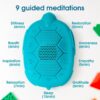 Zenimal Kids Meditation Audio Player - Patented Screen-Free Mindfulness Device with 9 Audio Meditations and 60 Minutes of Soothing Sounds and Music, Teal