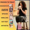 Relief Genius Cold Therapy Socks with Reusable Gel ice Packs - Achieve Relief from Sprains, Muscle Pain, Bruises, Swelling, Edema, Chemotherapy, Arthritis, Post Partum Foot (Pink, Small/Medium)