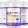 ZELSO (3 Pack) K3 Mineral Weight Loss Pills for Women and Men - K3 Salt Mineral, Vitamin + K3 Capsules Supplement for Weight Loss - 180 Days Supply