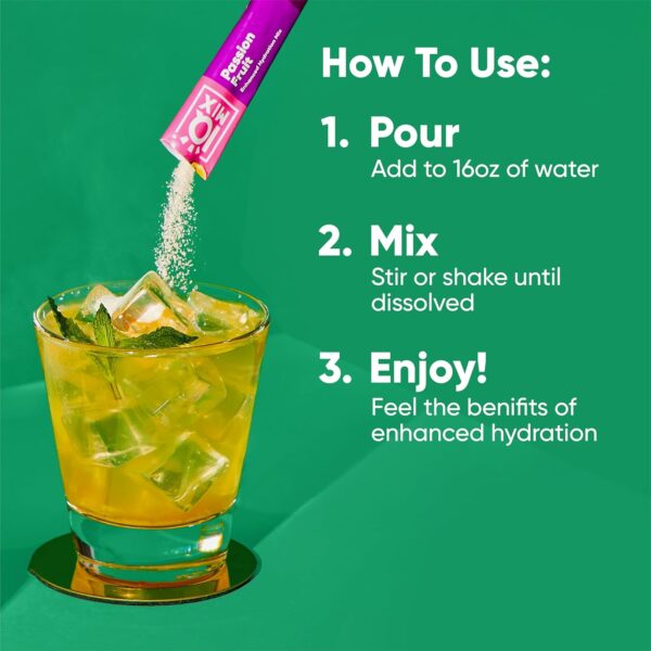 IQMIX Sugar Free Electrolytes Powder Packets - Hydration Supplement Drink Mix with Keto Electrolytes, Lions Mane, Magnesium L-Threonate, and Potassium Citrate - New Tropical Variety Pack (20 Count)