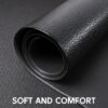 Exercise Equipment Mat for Bike, Treadmill, Elliptical, Yoga - Non Slip Bike Trainer Mat for Stationary Spin Bike Indoor Outdoor, High Density Workout Floor Protector Mat 90" x 40"