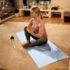 2 Pack Hot Yoga Towels,Yoga Towels for Hot Yoga Non Slip,Microfiber Super-Absorbent Yoga Mats Towel, Pilates,Bikram,Yoga Gear,Lint Free Long Bath Towels,Waffle Bath Towels for Bathroom
