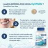 OraCoat XyliMelts Dry Mouth Relief Moisturizing Stick-On-Melts w/Xylitol, 100 Count, Slightly Sweet, Helps Stimulates Saliva for Dry Mouth, Non-Acidic