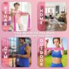Resistance Bands for Working Out, Set of Elastic Bands for Exercise, Physical Therapy, Strength Training, Pilates, Fitness, Yoga, and Home Workouts, Bandas de Resistencia para Hacer Ejercicio