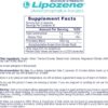 Lipozene Diet Pills - Weight Loss Supplement - Appetite Suppressant- 1 Bottle of 60 Capsules for 30 Servings- No Caffeine