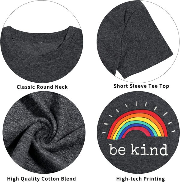 Take A Look Its in A Book T-Shirt Women Cute Book Lover Gift Teacher Shirt Reading Top Funny Letter Print Rainbow Graphic Tee