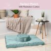 Secret Garden Large Zabuton Meditation Cushion – Meditation Mat to Achieve Full Serenity – Zabuton Mat to Reduce Stress – Comfortable Meditation Cushion – Zabuton Meditation Mat Samadhi Cushion