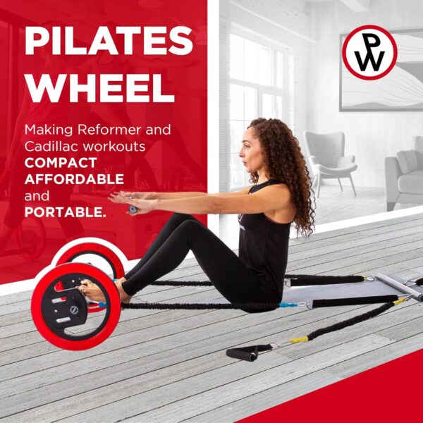 Pilates Wheel Digital for Pilates Workouts - Plus a Nutrition Guide and 15 Online Instructional Videos
