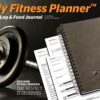 SaltWrap Daily Fitness Planner Workout Planner & Log Book, Exercise Gym Notebook Wellness, Health, Nutrition, and Food Plan Tracker, Weight Loss Goal Tracking (Daily + Weekly Logs)