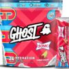 GHOST Hydration Packets, Sonic Cherry Limeade, 24 Sticks, Electrolyte Powder - Drink Mix Supplement with Magnesium, Potassium, Calcium, Vitamin C - Vegan Friendly, Free of Soy, Sugar & Gluten