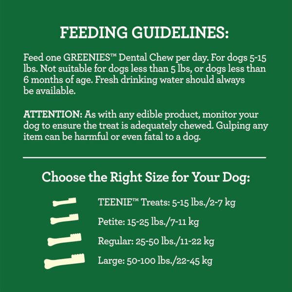 Greenies Aging Care Regular Natural Dental CareDog Treats, 27 oz. Pack (27 Treats)