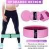 Resistance Bands for Working Out, 3 Levels Exercise Bands Workout Bands Set for Women Men, Hip Legs Booty Bands for Home Fitness, Gym, Yoga, Pilates
