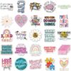 100pcs Mental Health Stickers for Water Bottle, Mental Health Matters Awareness Therapist Waterproof Vinyl Decal for Kids Adult Girl Laptop Skateboard Phone Notebook Guitar(Positive Affirmation)
