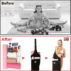 Yoga Mat Bag, Durable Canvas Yoga Mat Carrier Bag with Adjustable Strap & Inside Zipper Pocket, Large Capacity Yoga Bag for Gym, Pilates, Beach, Travel, and Everyday Use