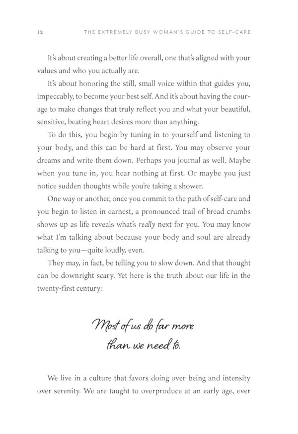 The Extremely Busy Woman's Guide to Self-Care: Do Less, Achieve More, and Live the Life You Want (Self-Help Workbook for Stress Relief and Mental Health)