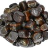 1000+ Carats Iron Tiger Eye Crystal Tumbled Stones Polished Rocks - Natural Gem Stones for Healing - DIY Crystals for Protection