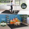 ProsourceFit Extra Thick Puzzle Exercise Mat, EVA Foam Interlocking Tiles for Protective, Cushioned Workout Flooring for Home and Gym Equipment