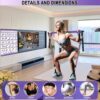 Portable Pilates Bar Kit with Resistance Bands for Men and Women - 3 Set Exercise Resistance Bands - Multifunctional Home Gym - Supports Full-Body Workouts – with Fitness Poster and Video