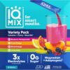 IQMIX Sugar Free Electrolytes Powder Packets - Hydration Supplement Drink Mix with Keto Electrolytes, Lions Mane, Magnesium L-Threonate, and Potassium Citrate - Sampler Pack (8 Count)