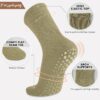 Purplepig 3 Pairs Grip Pilates Socks Non-Slip Yoga Socks for Women Pilates, Pure Barre, Barefoot Workout, Pregnancy, Hospital