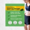 Nobi Nutrition Green Tea Fat Burner Gummies for Weight Loss | Metabolism Boost & Appetite Suppressant with Green Coffee Bean Extract & Garcinia Cambogia | Pills to Burn Belly Fat for Women & Men