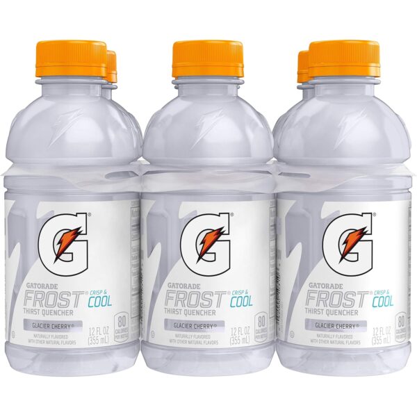 Gatorade Glacier Cherry Thirst Quencher, 12 Fl Oz Bottles, 6 Pack