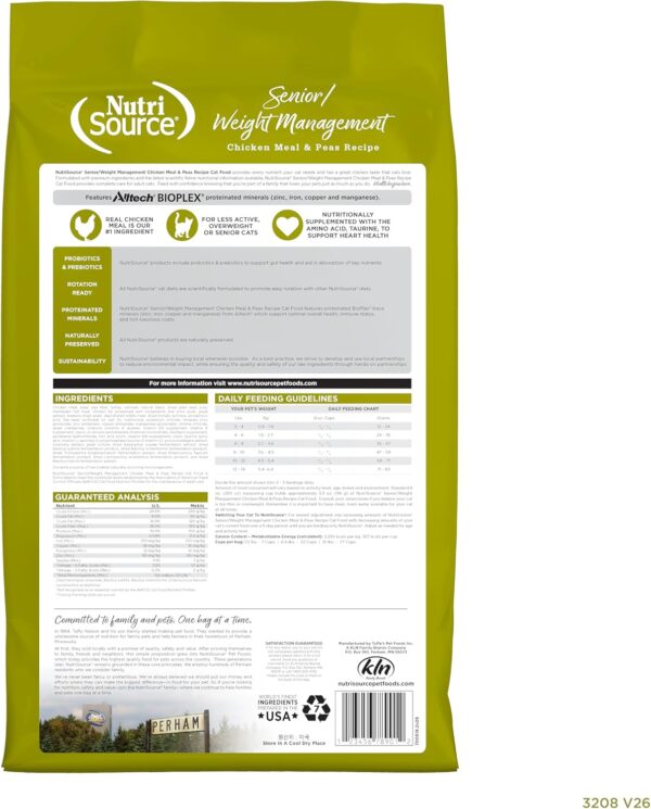 NutriSource Senior & Weight Management CAT Food