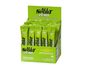 All Sport Powder Hydration Sticks | Zero Calorie | Performance Electrolyte Drink Mix | Sugar Free | 2x Potassium | Lemon Lime | 0.1 Ounce (Pack of 50)