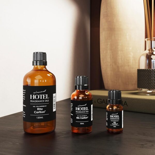 Hotel Diffuser Oil Inspired by The Ritz Carlton Hotel Scent - AirScent No. 1014 Fragrance Oil Blend - 10 mL, 0.34 fl oz Glass Bottle with Dropper Cap for Aromatherapy Diffusers and Humidifiers