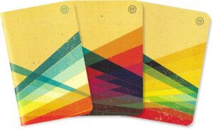 Pocket-sized Gratitude Journals - Freedom Set (Manage Stress & Anxiety, Mental Health Support, Self-Care Checklist, Prompts, 3.5" x 5.5", 36 pages)