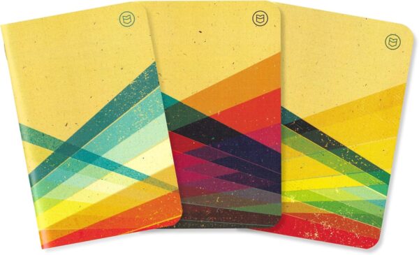 Pocket-sized Gratitude Journals - Freedom Set (Manage Stress & Anxiety, Mental Health Support, Self-Care Checklist, Prompts, 3.5" x 5.5", 36 pages)