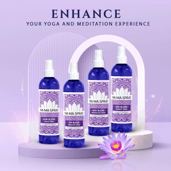 Clary Sage & Lavender Scented Aromatherapy Spray for Aura Cleansing - Energy Clearing Mist for Spiritual Protection, Meditation, Manifestation, and Positive Vibes. AHH Blend. 8oz 2pk
