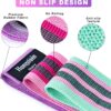Resistance Bands for Working Out, 3 Levels Exercise Bands Workout Bands Set for Women Men, Hip Legs Booty Bands for Home Fitness, Gym, Yoga, Pilates