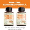 81mE17prNL._AC_SL1500_.jpg Turmeric Supplement with Ginger Root for Joint & Digestion Support - Turmeric Curcumin Supplement 95% Curcuminoids. Contains Organic Tumeric with Black Pepper (Bioperine) for Max Absorption. 60 Caps