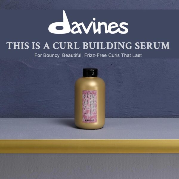 Davines This Is A Curl Building Serum for Curly Hair Types | Bouncy, Shiny, Hydrated, Humidity-Resistant Curls | 8.45 fl oz