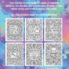 Mental Health Mandalas: A Coloring Book for Stress Relief & Mental Well-Being