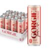 GORGIE Jordyn Jones Cherry Lime, Sugar-Free Natural Energy Drink Sparkling, Healthy Energy Drinks - Green Tea, Biotin, B Vitamins -150mg Caffeine, Vegan, & Low Calorie (Pack of 12)
