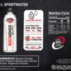 BODYARMOR SportWater Alkaline Water, Superior Hydration, High Alkaline Water pH 9+, Electrolytes, Perfect for your Active Lifestyle, 1 Liter (Pack of 12)