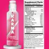 Karma Natural Energy Drink - 12 Pack, Raspberry Peach Caffeinated Water - Clean Focus & Energy Boost