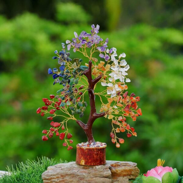 PYOR Chakra Tree, Crystal and Stones, Gemstone Tree, Crystal Gifts, Spiritual Decor, Hippie Room Decor, Meditation Accessories, Crystal Tree, Healing Crystals, Money Tree, Tree of Life, Drop Pendant