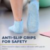 Pembrook Grip Socks - 6 Pairs Barre Socks with Grips for Women & Men | Non Slip Yoga Socks
