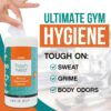 Fitness Equipment Wipes - Cleaning Wipes for Yoga Mats, Pilates Studios, Gyms, Peloton & Cycle Bikes, Spas - Fragrance-Free Wipes Surface Cleaning for Home, Office, Gym 75-Count