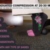 Physix Gear Compression Socks 20-30 mmHg - Men & Women - Running, Nurses, Shin Splints, Flight, Travel
