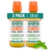 TheraBreath Deep Clean Mouthwash, Antigingivitis, Antiseptic, Fresh Mint Flavor, Dentist Formulated, Alcohol Free, 16 fl oz (Pack of 2)