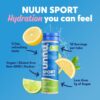 Nuun Sport Electrolyte Tablets - Dissolvable in Water, Lemon Lime, 5 Essential Electrolytes for Hydration, 1g Sugar Drink Mix, Vegan, Non-GMO, 4 Pack (40 Total Servings)